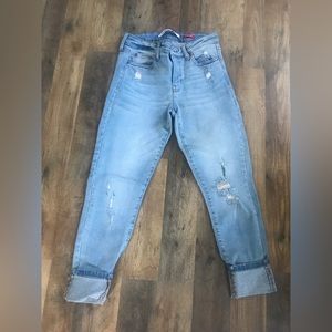 Light blue denim jeans